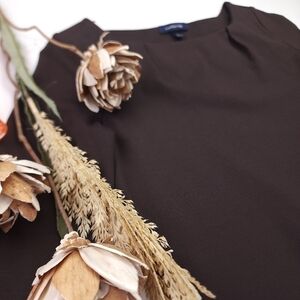 Land's End Brown Thick Dress Sz 2